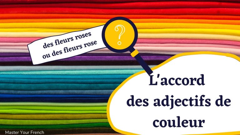 Accord des adjectifs de couleur