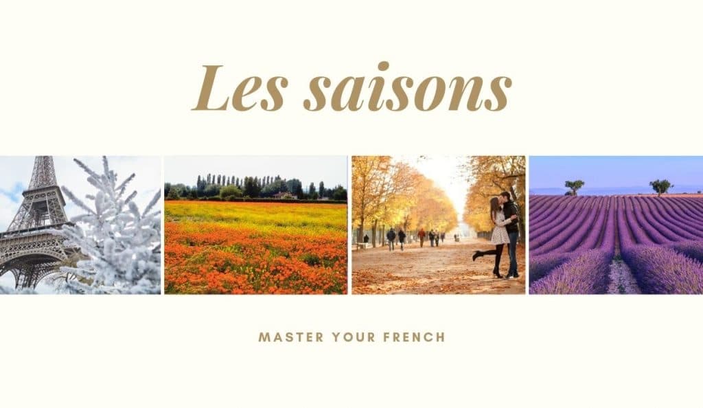 les saisons en francais hiver printemps automne été