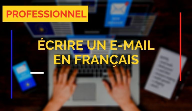 ecrire un email professionnel en français