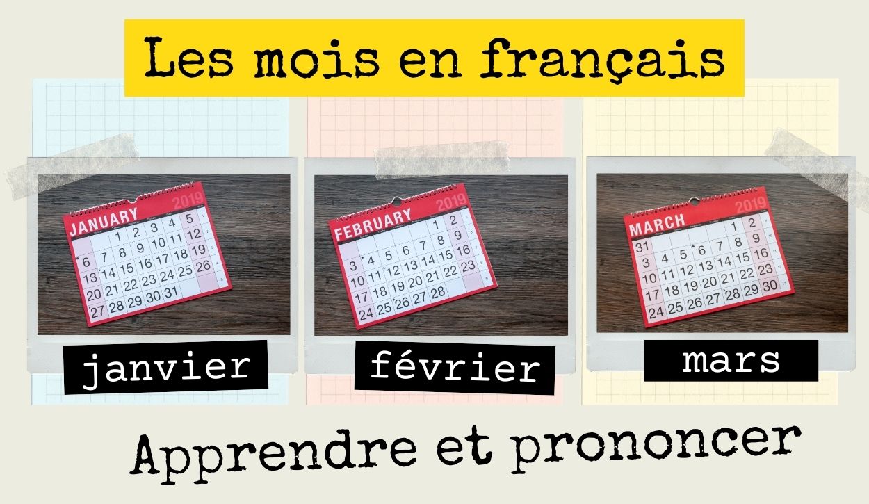 apprendre les mois en français