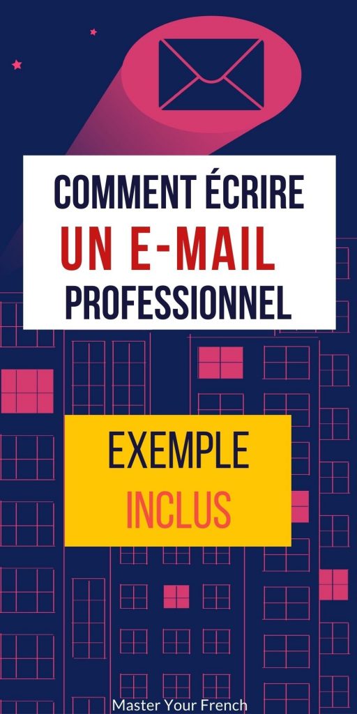 pin comment ecrire un email professionel en français