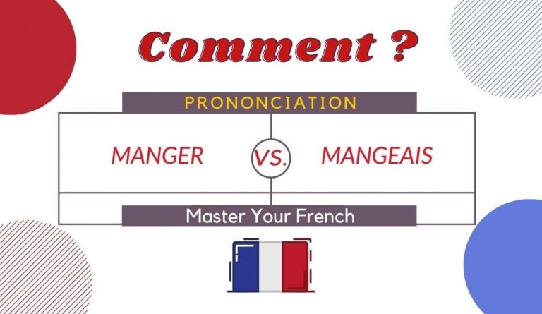 comment prononcer manger mangeais en français