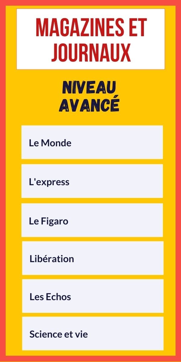 Les meilleurs journaux et magazines pour apprendre le français