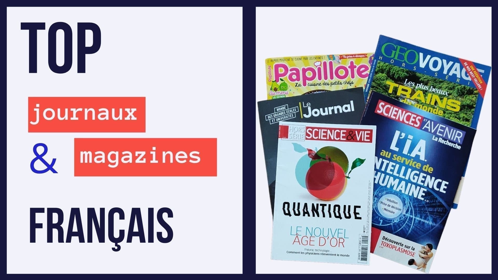 apprendre le français journaux et magazines