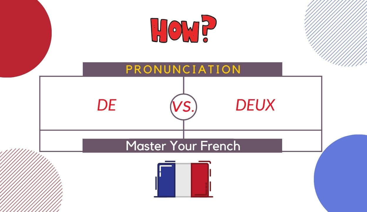 how to pronounce de and deux in french