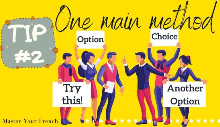 tip to choose one main method