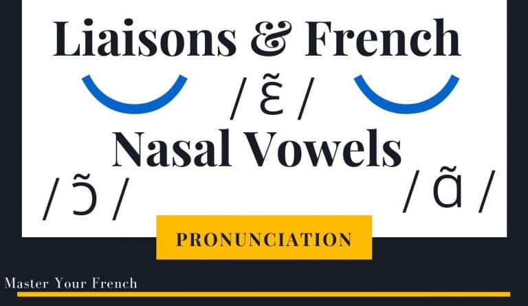 french pronunciation and the liaison with nasal vowels