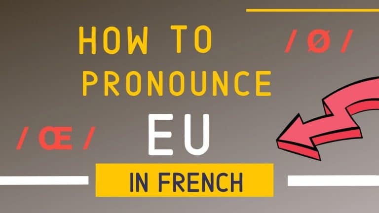 how to pronounce french letters eu