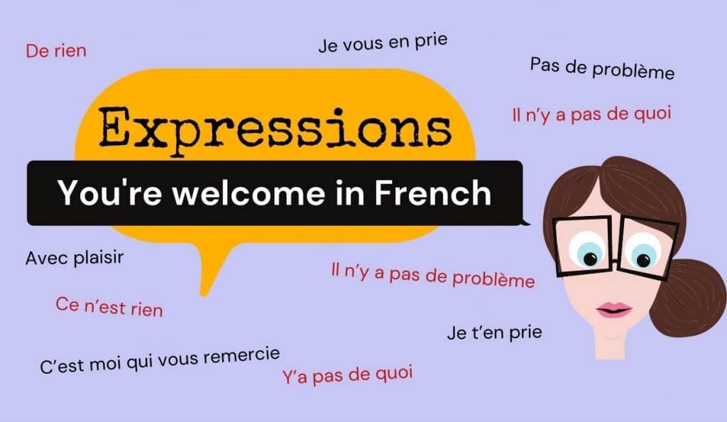 french expressions you are welcome in french