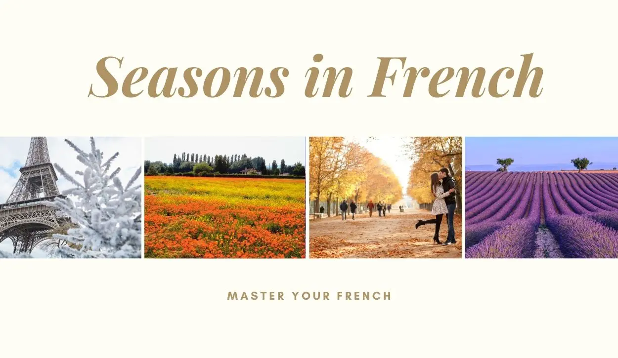 seasons french scenes winter spring fall summer