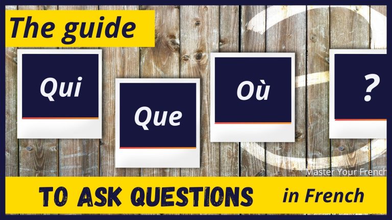 ask question in french