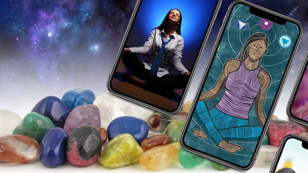 mediate mobile apps and crystals