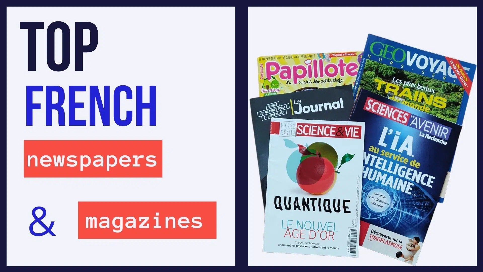 top french magazines and newspapers