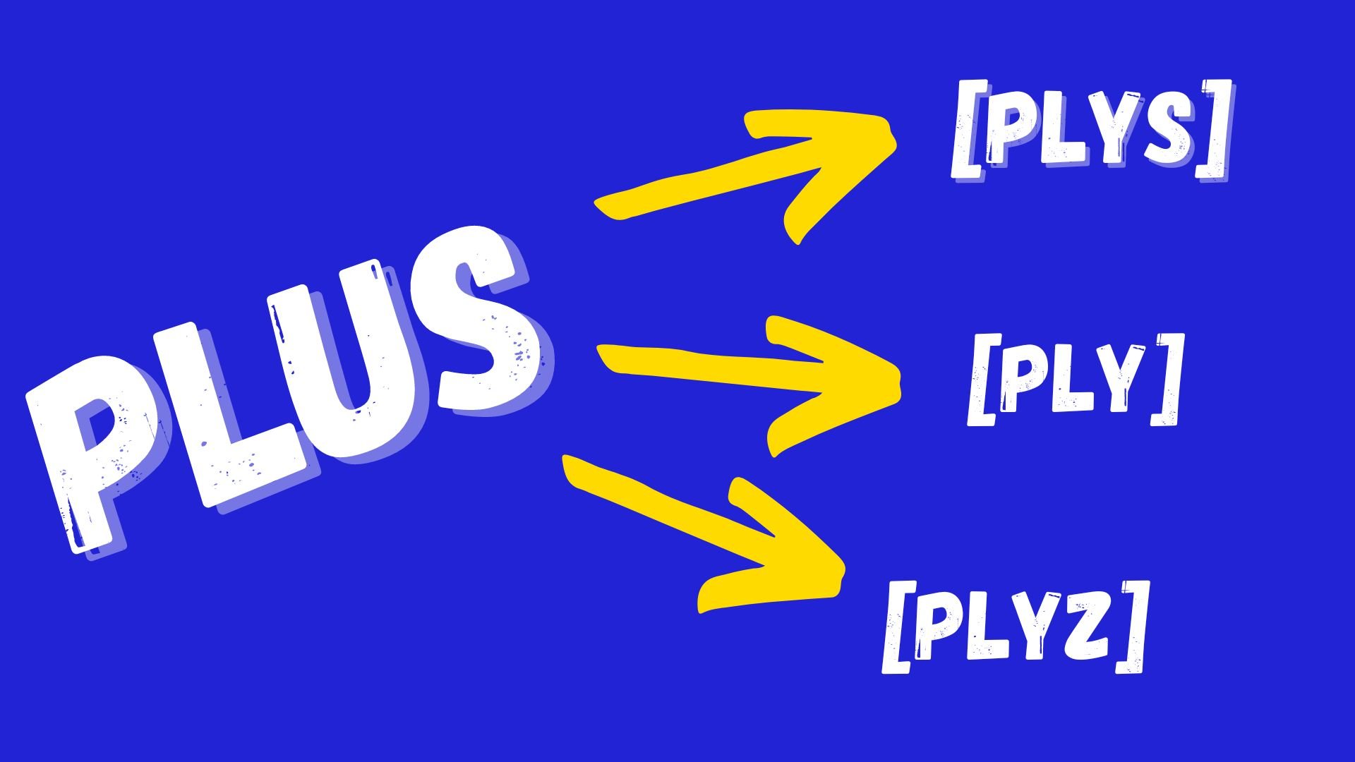 various way of pronunciation word plus