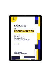 livre exercice de prononciation
